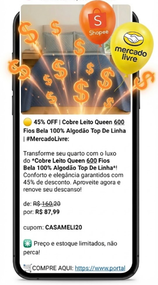 WhatsApp e Instagram como canais principais de divulgação